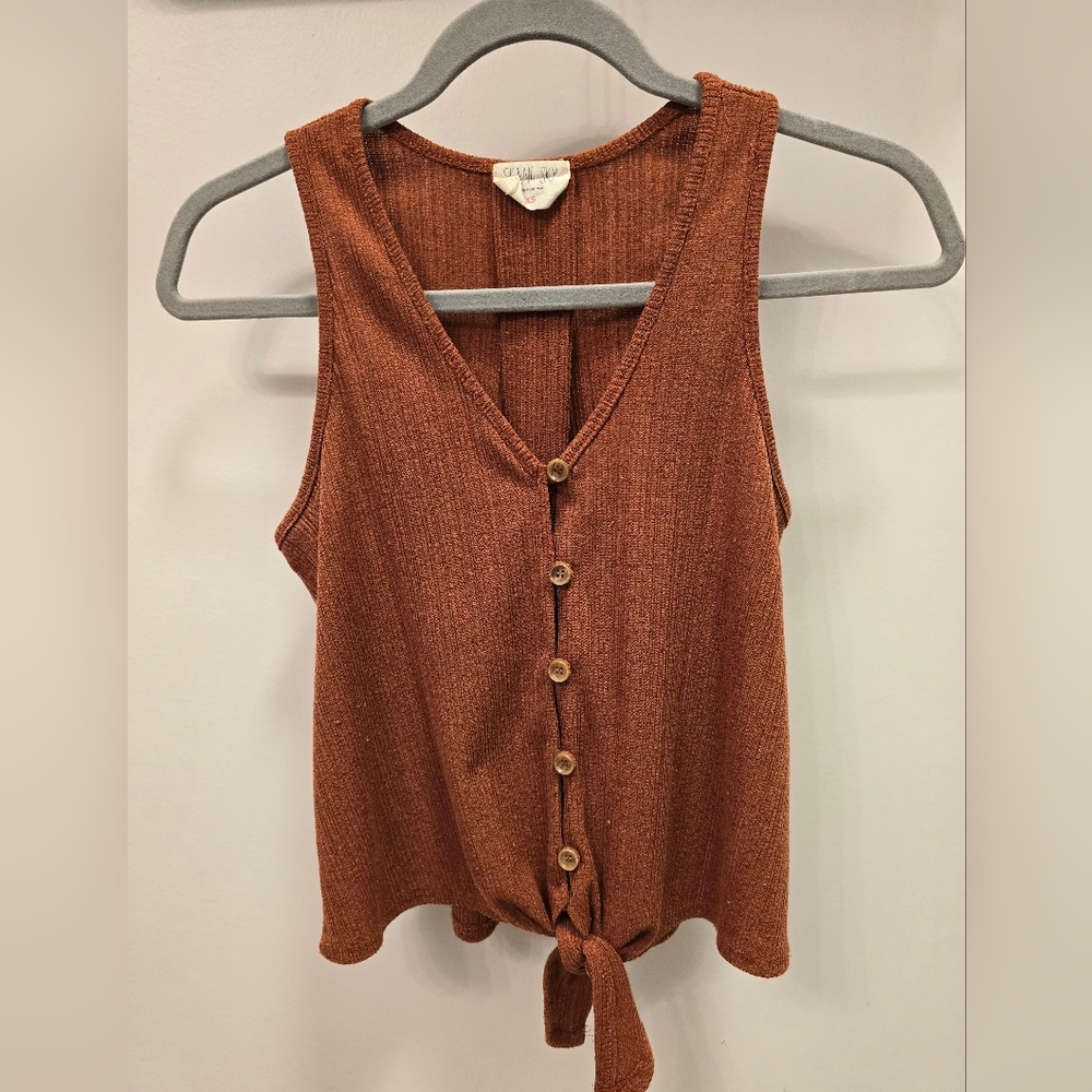 Burt Orange Tank Top